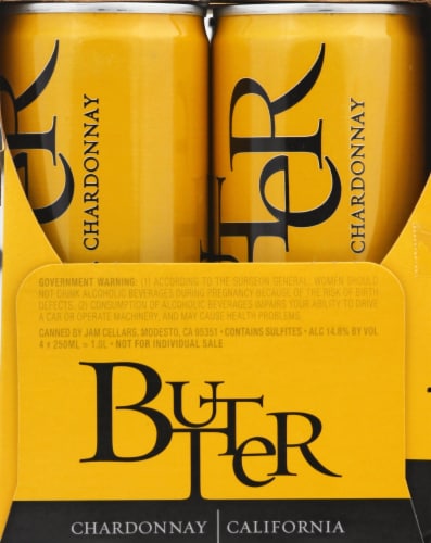 Jam Cellars Wine Butter Chardonnay California White Wine Cans