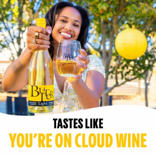 Jam Cellars Butter Light Chardonnay California White Wine Perspective: left