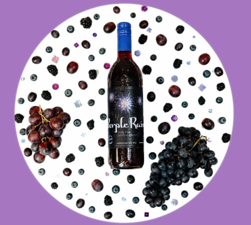 Purple Rain® Sweet Ohio Red Wine Perspective: left