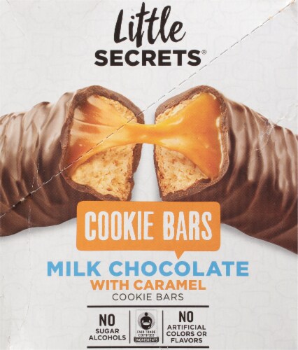 Little Secrets® Caramel Milk Chocolate Cookie Bars Perspective: left
