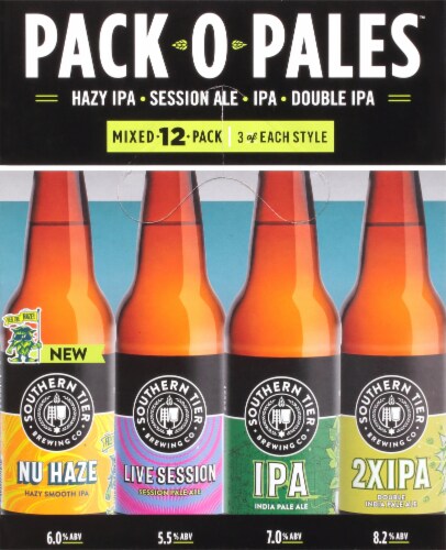 Southern Tier Brewing Company Pack o Pales Sampler Beer Perspective: left