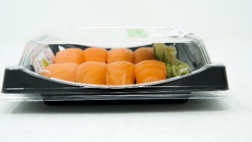 Yummi Sushi Jumbo Nigiri Salmon Combo Perspective: left