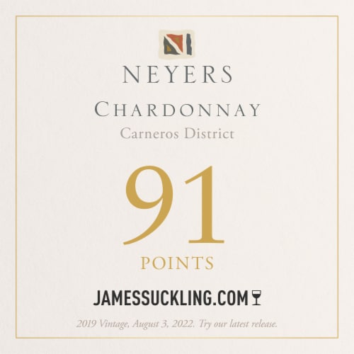 Neyers Los Carneros Chardonnay White Wine Perspective: left