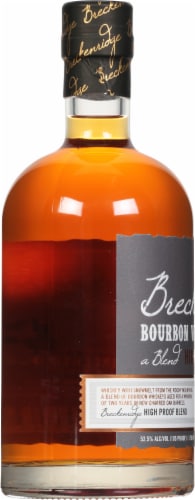 Breckenridge High Proof Bourbon Whiskey Perspective: left