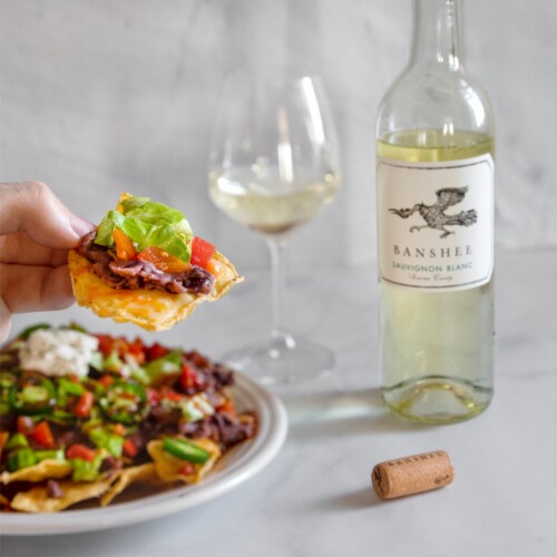Banshee Sauvignon Blanc California White Wine Perspective: left