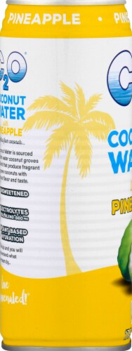 C2O Coconut Water With Pineapple Perspective: left