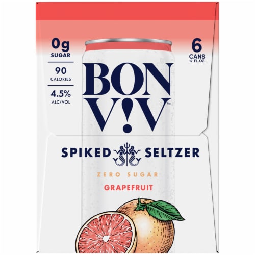 Bon & Viv Grapefruit Spiked Seltzer Perspective: left