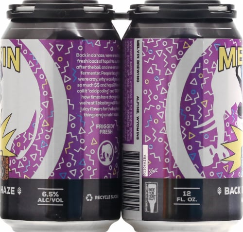 Melvin Brewing Back In Da Days Hazy IPA Beer Perspective: left