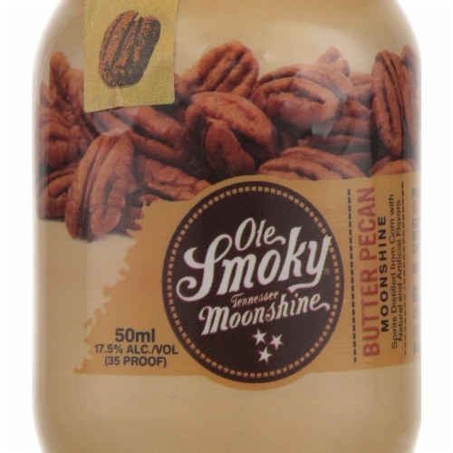 Ole Smoky Butter Pecan Moonshine Tennessee Whiskey Perspective: left