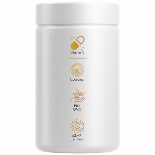 Codeage Liposomal Vitamin C Capsules 1500mg Perspective: left