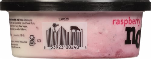 Noosa® Raspberry Yogurt Cup Perspective: left