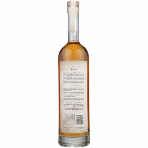 Hard Truth White Oak Reserve Aged Rum Perspective: left