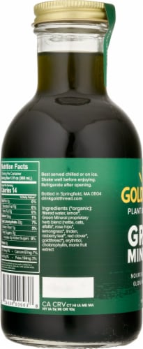 Goldthread Plant Based Tonics Green Minerals Water Perspective: left