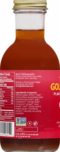 Goldthread Plant Based Tonics Honey Rose Water Perspective: left