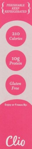 Clio Strawberry Granola & Yogurt Parfait Bar Perspective: left