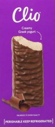 Clio® Chocolate Greek Yogurt Bars Perspective: left