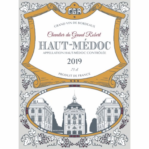 Chevalier du Grand Robert Haut Medoc French Red Wine Perspective: left
