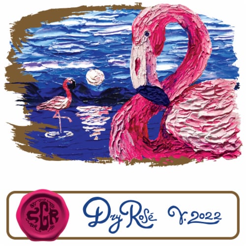 Chevalier du Grand Robert Flamant Rose Wine Perspective: left