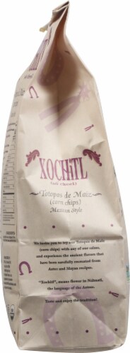 Xochitl Organic Blue Tortilla Chips Perspective: left