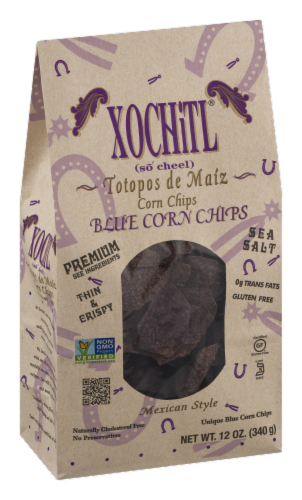 Xochitl® Blue Corn Tortilla Chips Perspective: left