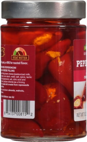Fine Food Dittmann Red Peperoncini Stuffed with Cream Cheese