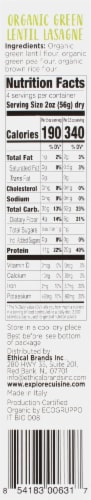 Explore Cuisine® Organic Green Lentil Lasagne Perspective: left