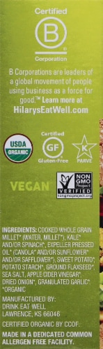 Hilary's Eat Well Veggie Burger Perspective: left