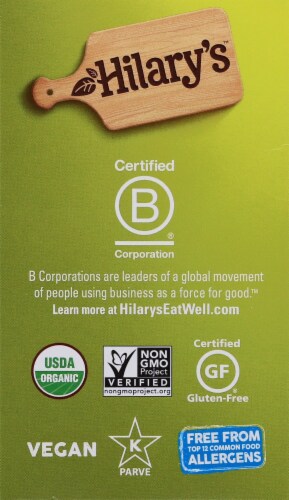 Hilary's® Organic World's Best Veggie Burger Perspective: left
