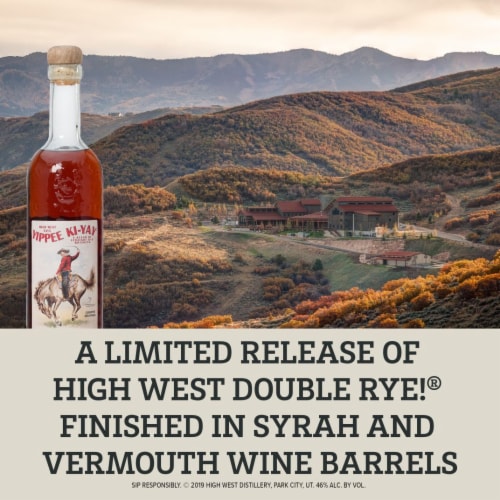 High West Yippe Ki Yay Whiskey Perspective: left
