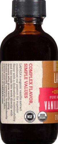 LAFAZA Organic Pure Madagascar Vanilla Extract Perspective: left