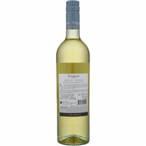 Stemmari Grillo Italian White Wine Perspective: left