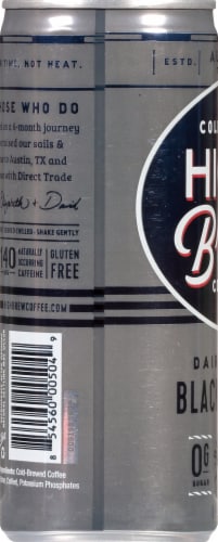 High Brew Coffee Black & Bold Cold-Brew Coffee Perspective: left