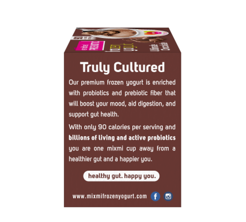 Mixmi® Ultimate Chocolate Frozen Yogurt Perspective: left