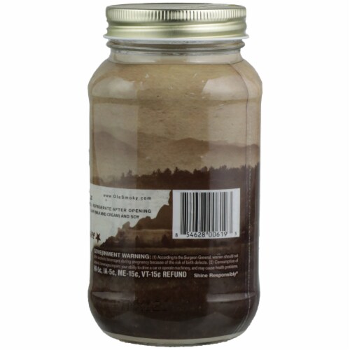 Ole Smoky Tennessee Mud Chocolate Cream Liqueur Perspective: left