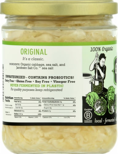OlyKraut Original Raw Sauerkraut Perspective: left