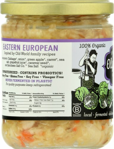 OlyKraut Eastern European Raw Sauerkraut Perspective: left