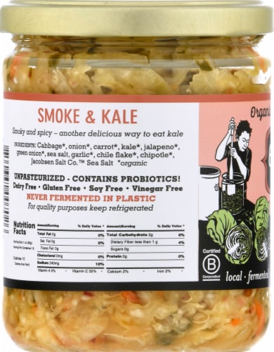 OlyKraut Smoke & Kale Raw Sauerkraut Perspective: left