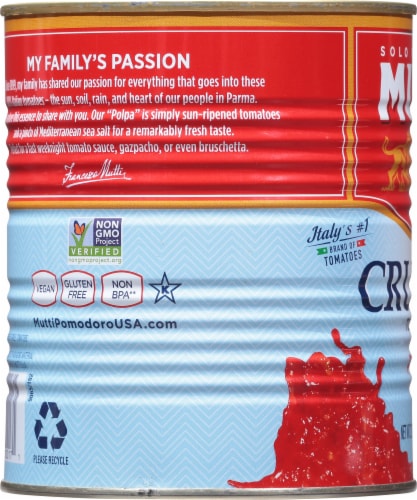 Mutti Finely Chopped Tomatoes Perspective: left