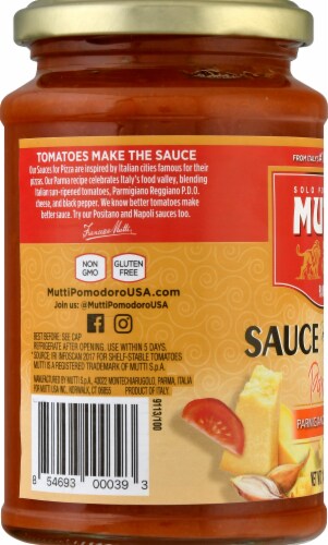 Mutti® Sauce Pizza Parmigiano Perspective: left