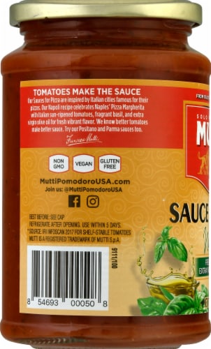 Mutti Napoli Pizza Sauce Perspective: left