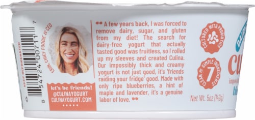 Culina Yogurt Blueberry Lavender Perspective: left