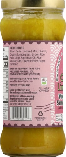 Star Anise Coconut Lime Curry Vietnamese Simmer Sauce Perspective: left