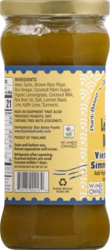 Star Anise Lemon Basil Vietnamese Simmer Sauce Perspective: left