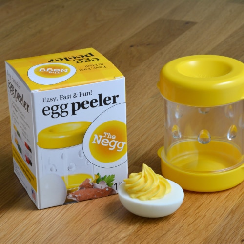 The Negg - Hard Boiled Egg Peeler Blue