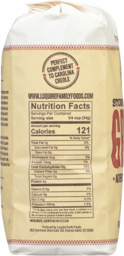 Luquire Family Foods Stone Ground White Grits Perspective: left