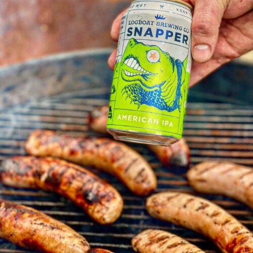 Logboat Snapper American IPA Perspective: left