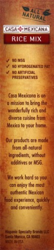 Casa Mexicana® Cilantro Rice Mix Perspective: left