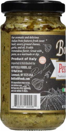 Botticelli® Pesto Sauce Perspective: left