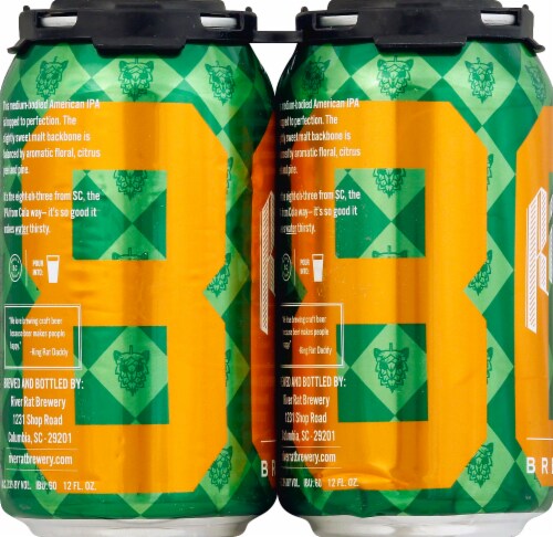 River Rat Brewery 803 IPA Perspective: left