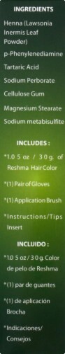 Reshma Beauty Henna Natural Black Hair Color Perspective: left